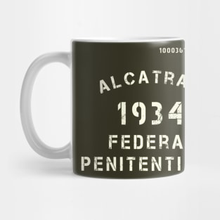 Alcatraz Prison Penitentiary Jail Prisoner Vintage Mug